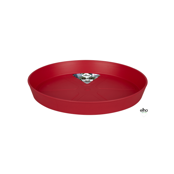 loft urban saucer round 17cm cranberry red